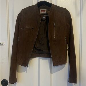 Levi's Women's Dark Brown Leather Jacket